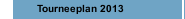 Tourneeplan 2013